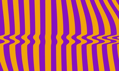 mor arkaplandaki turuncu eğri çizgiler düz olmayan bir yüzey oluşturur