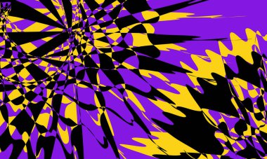 Orijinal operasyon sanatı parlak soyut desenli renkli ve şık bir duvar kağıdı.