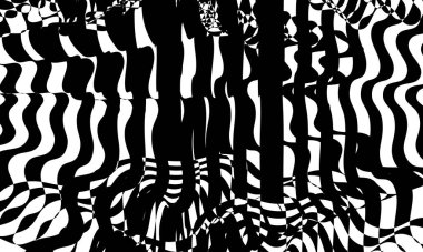 Operasyon sanatında modern tasarım için tek renkli çizgili duvar kağıdı