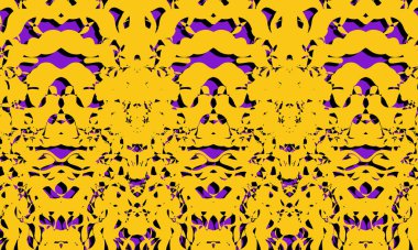 Op-art tarzında orijinal renk kombinasyonu duvar kağıdı parlak ve güzeldir