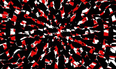 Operasyon sanatında mistik kırmızı arkaplan