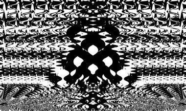 Kara mistik ve gizemli Cadılar Bayramı deseni