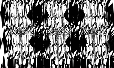 siyah orijinal desen, op-art tarzında ilginç desen