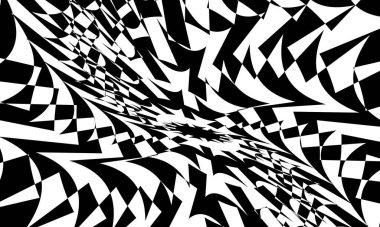 op-art tarzında siyah-beyaz arkaplan orijinal modern tasarım