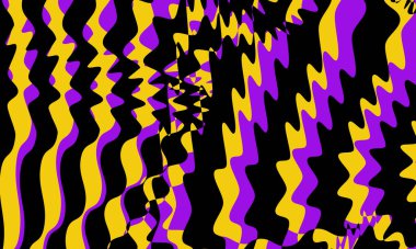 Operasyon sanatı tarzında desenleri olan renkli duvar kağıdı