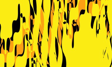 Operasyon sanatındaki dalgalı desenler tasarım için parlak ve büyüleyici duvar kağıtları yakıyor.