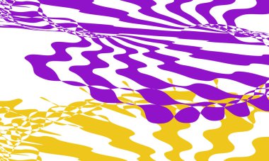 op sanat tarzında turuncu ve mor desenler modern tasarım konsepti