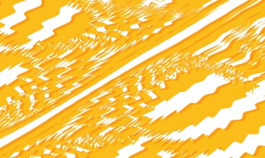 Tasarım için beyaz zemin üzerinde soyut turuncu desen parlak ve orijinal duvar kâğıdı