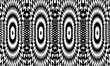 Orijinal optik illüzyon yaratıcı desenler Siyah beyaz üzerine