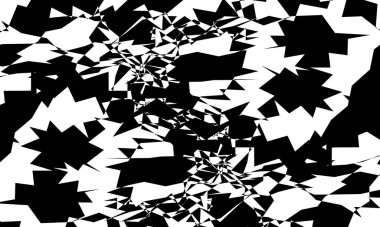 ilginç monokrom duvar kağıdı siyah desenli op-art tarzında