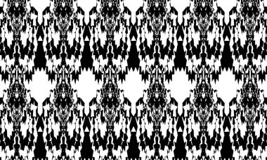 monokrom sanat duvar kağıdı op sanat büyüleyici siyah desenli modern tasarım