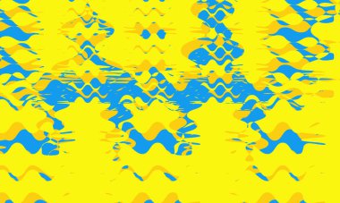 Operasyon sanatı tarzında turuncu mavi göz yanılması duvar kağıdı orijinal modeller yaratıcı tasarım