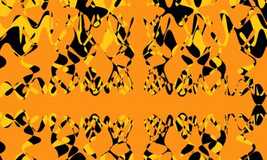 turuncu siyah modern ve şık tasarım için yaratıcı duvar kağıdı