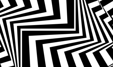 Operasyon sanatında dalgalı çizgili doku