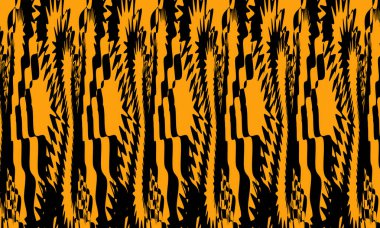 Operasyon sanatı tarzında siyah desenli orijinal duvar kağıdı