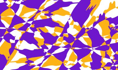 Modern tasarım için üç renkli duvar kağıdı. Parlak desenli, güzel ve benzersiz.