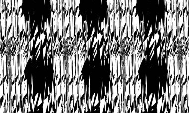 Optik illüzyonlu siyah desenli mistik duvar kağıdı