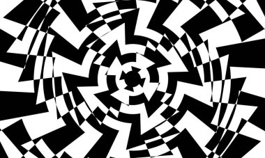 Operasyon sanatında orijinal monokrom arkaplanı