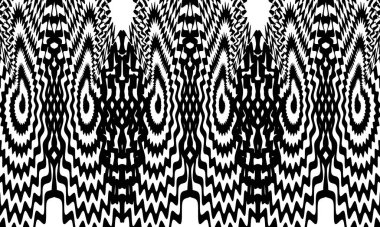 Mistik desenleri olan eşsiz tek renkli duvar kağıdı.