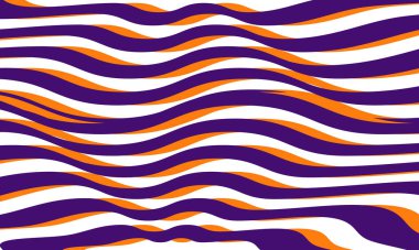 Operasyon sanat tarzı duvar kağıdında tasarım için büyüleyici dalgalı çizgiler deseni