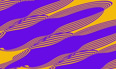 tasarım için turuncu arkaplan duvar kağıdındaki mor soyut desenler