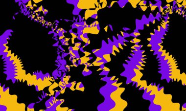 Operasyon sanatında parlak turuncu desenler eşsiz duvar kağıtları