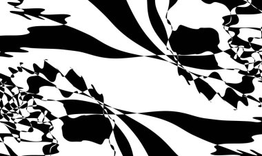 Orijinal ve yaratıcı operasyon tarzında siyah desenler