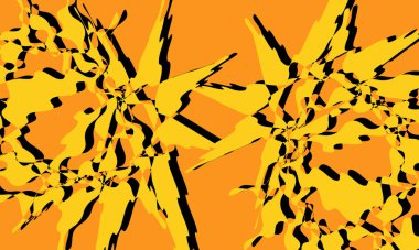 fantastik siyah ve turuncu desenler eşsiz ve parlak