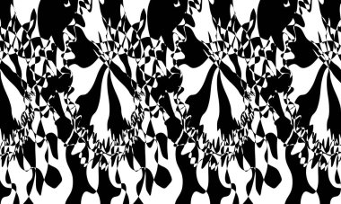 Modern tasarım cadılar bayramı konsepti için mistik siyah desenler yaratıcı doku