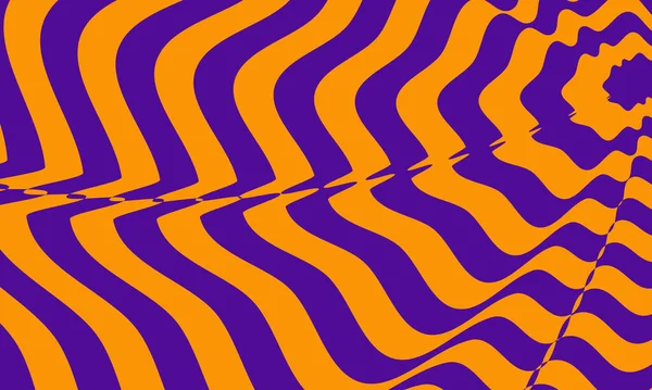 Fondo Naranja Púrpura Para Diseño Patrón Hipnotizante Estilo Art — Vector de stock