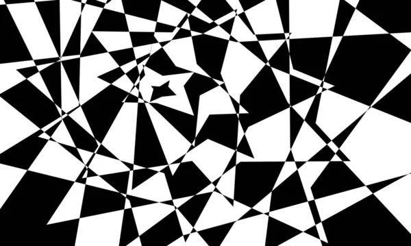 Rizado Blanco Negro Art Textura — Vector de stock