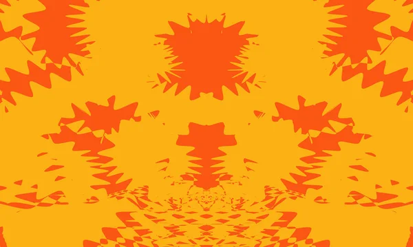 モダンなパターンのオリジナルオレンジの壁紙 — ストックベクタ