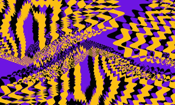 Яскраві Помаранчеві Візерунки Стилю Відкритого Мистецтва Виділяються Фіолетовому Фоні Сучасного — стоковий вектор