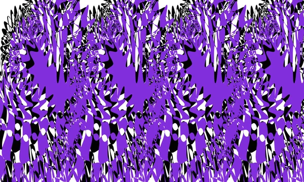 Фиолетовый Черный Узор Уникальные Обои Современного Дизайна — стоковый вектор