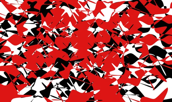 Padrões Vermelhos Pretos Estilo Art Textura Criativa Para Design — Vetor de Stock