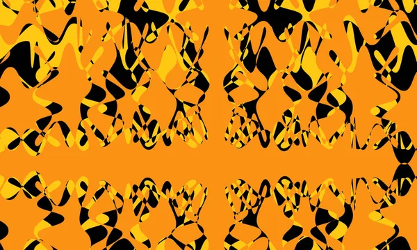 オレンジブラック モダンでスタイリッシュなデザインのための創造的な壁紙 — ストックベクタ
