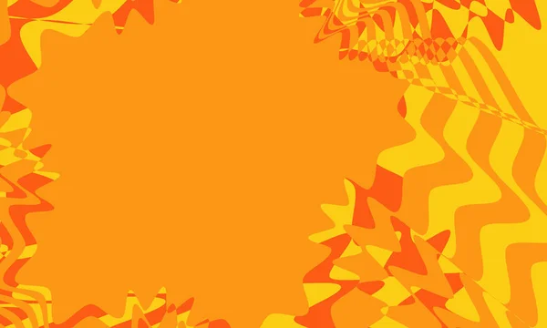 Oranje Behang Voor Herfst Ontwerp Helder Mooi Origineel Ontwerp — Stockvector