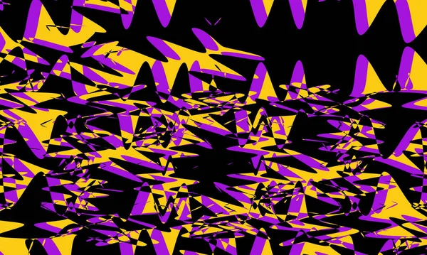 Fascinerande Optisk Illusion Unika Mönster Färgade Tapeter — Stock vektor