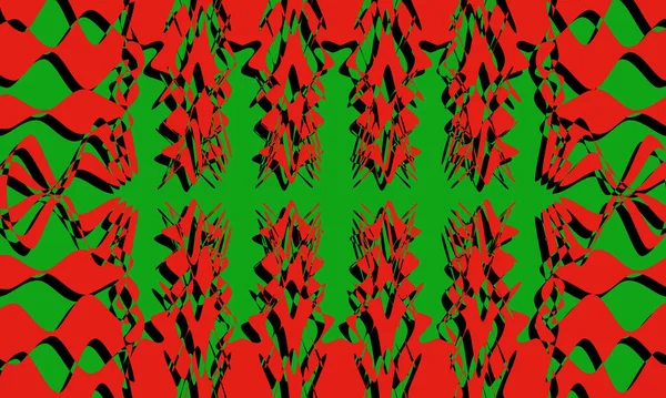 スタイリッシュでモダンなデザインのための赤緑の抽象的な壁紙美しいテクスチャ — ストックベクタ