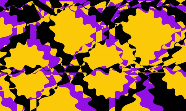 Modern stilin parlak ve orijinal duvar kâğıdı büyüleyici op-art
