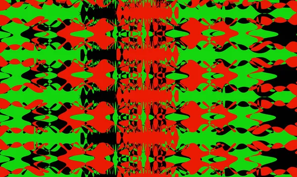 Klargrön Röd Halloween Tapet — Stock vektor
