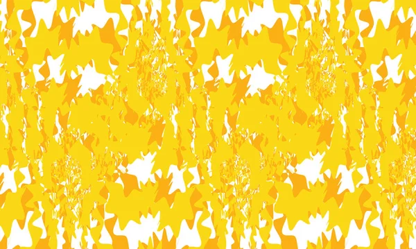 Оригинальные Оранжевые Узоры Белом Фоне Яркая Абстракция Осеннего Дизайна — стоковый вектор