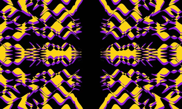 Piękne Kolorowe Tapety Nowoczesnego Projektowania Oryginalne Wzory Hipnotyzujące Złudzenie Optyczne — Wektor stockowy