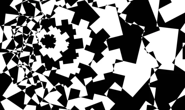 Beyaz arka plan modern tasarım kavramında operasyon sanatı tarzında siyah desen