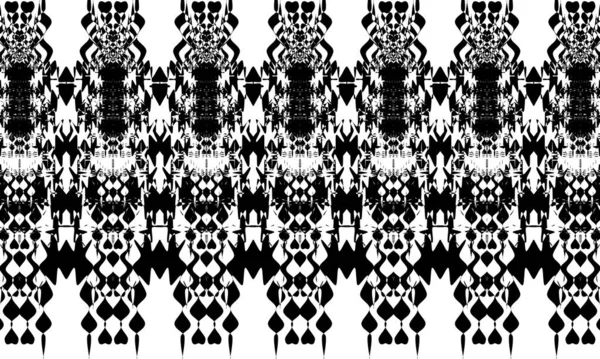 Mystische Und Geheimnisvolle Schwarze Muster Auf Weißem Hintergrund Tapete Für — Stockvektor