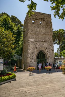 View of a Ravello tower. June 2018 Ravello, Campania - Italy