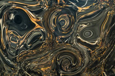 Sudaki renkli sıvı boyanın soyut arkaplanı