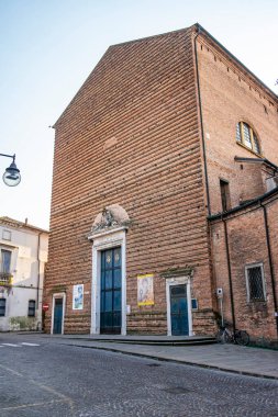 Este 'deki Santa Maria delle Grazie kilisesine bakın. 9 Şubat 2020 Este, Veneto - İtalya