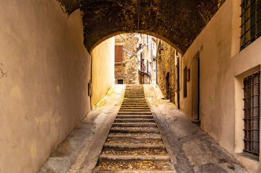 Kudüs, İsrail 'deki eski taş duvar.