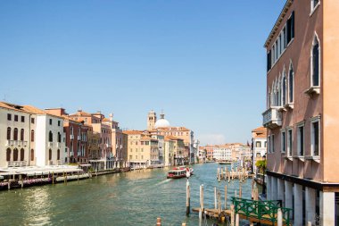 Venedik, İtalya-takriben Eylül 2016: Başkentin en büyük kanalı